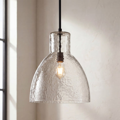 Keen Farmhouse Glass Dome Pendant Light