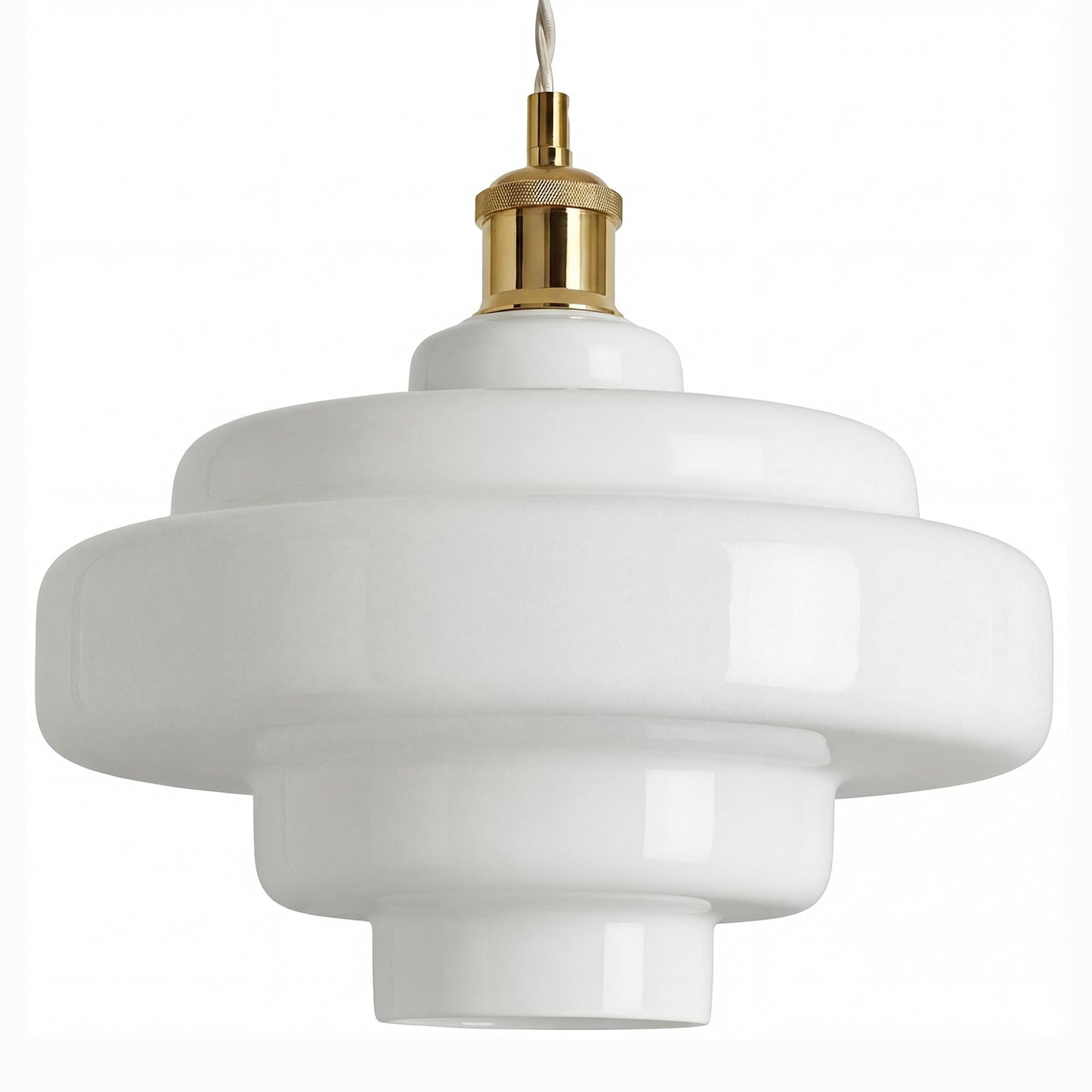 Yves Vintage Tiered Glass Pendant Light