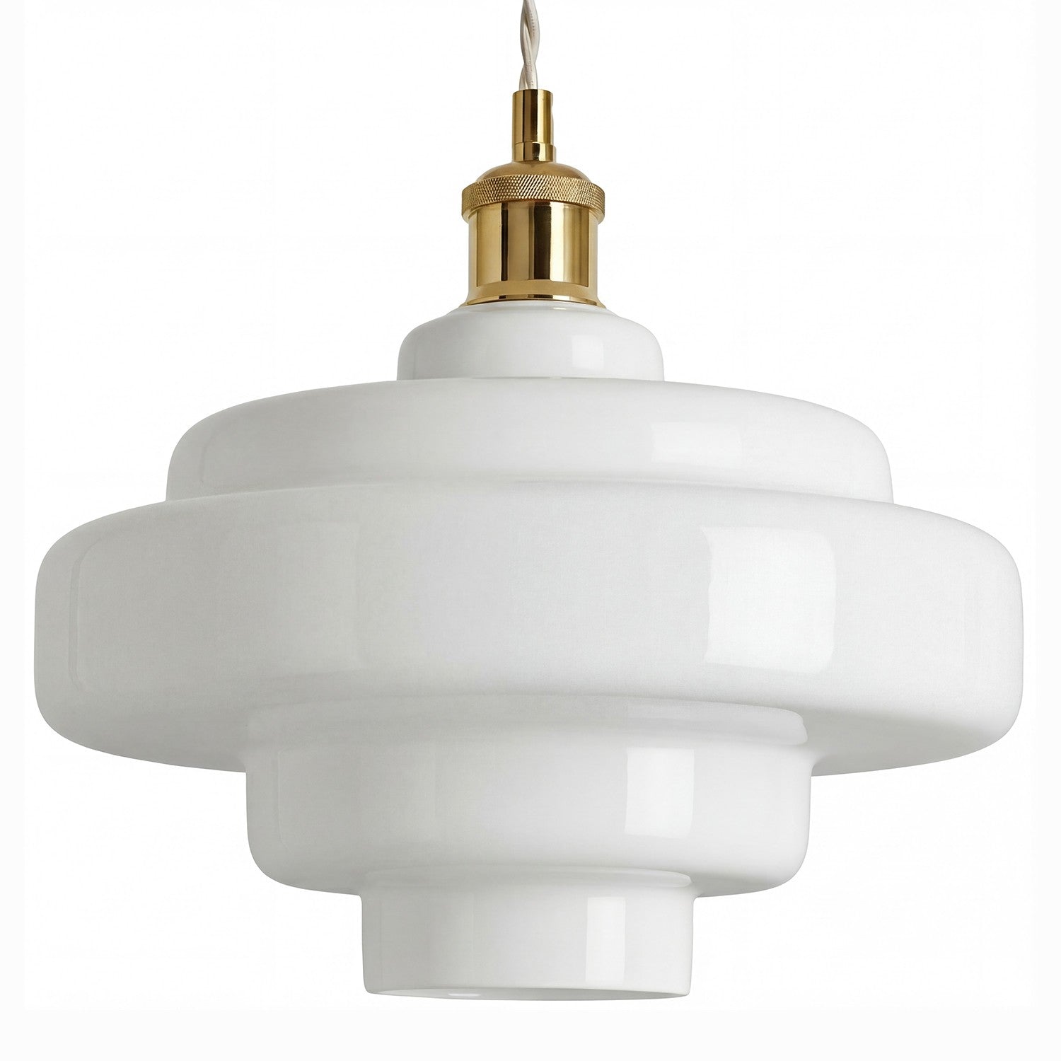 Yves Vintage Tiered Glass Pendant Light