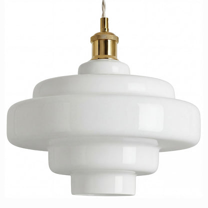 Yves Vintage Tiered Glass Pendant Light