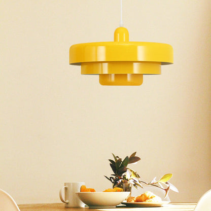 Modern Scandinavian Multi‑Layer Colorful Pendant Light