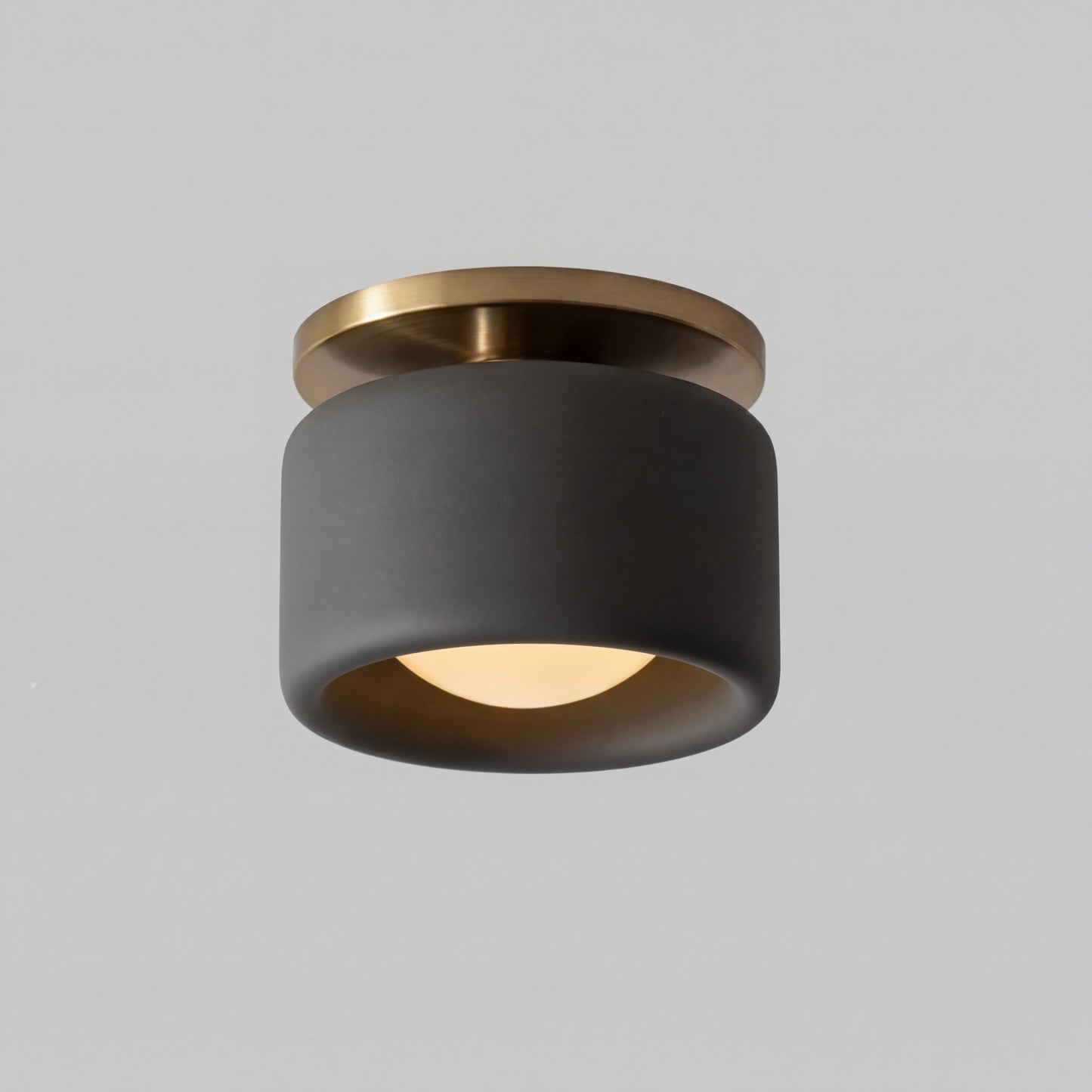 Aura Modern Porcelain Flush Mount Ceiling Light