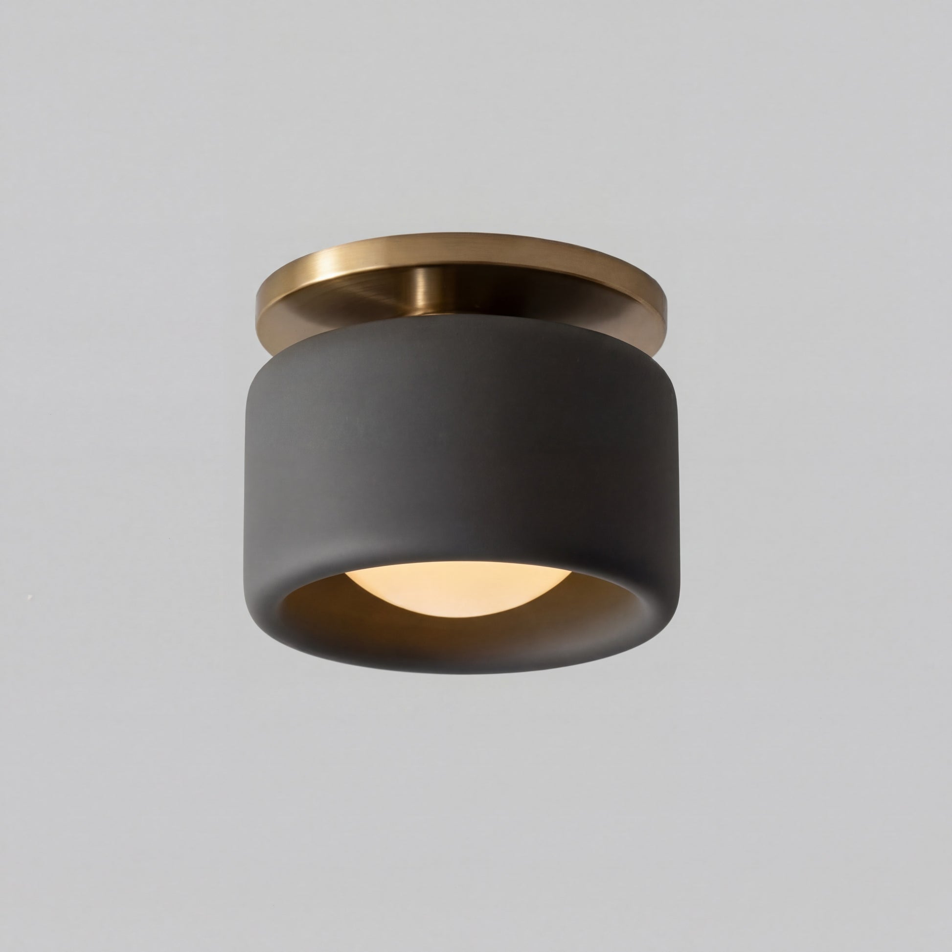 Aura Modern Porcelain Flush Mount Ceiling Light
