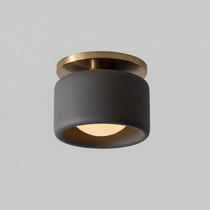 Aura Modern Porcelain Flush Mount Ceiling Light