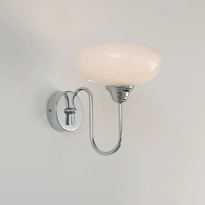 Ylvaen Bauhaus 1 Light Milk Glass Sconce