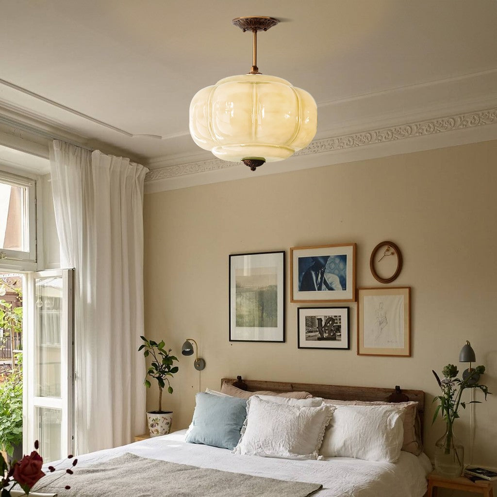 Ozita Retro Semi-Flush Mount Eloise Pendant Light