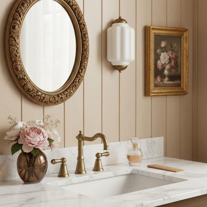 Vintage Elegant Milk Glass Eloise Wall Sconce - Retro Accent Lighting for Bathroom\Bedroom\Hallway