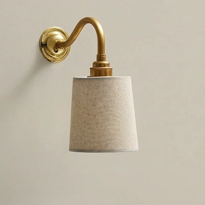 Nyxel Vintage Fabric Small Wall Sconce