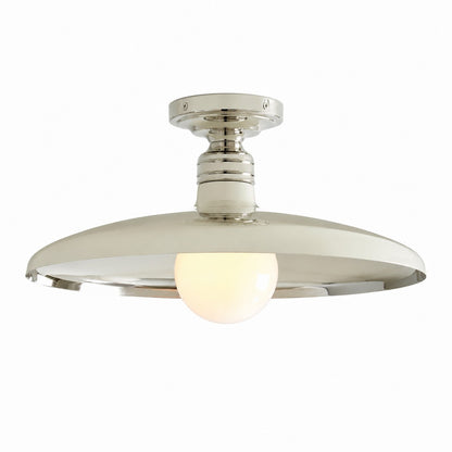 Dulcinea Farmhouse Metal Flush Mount Ceiling Light