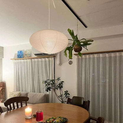 Gino Japanese Rice Paper Lantern Pendant Light
