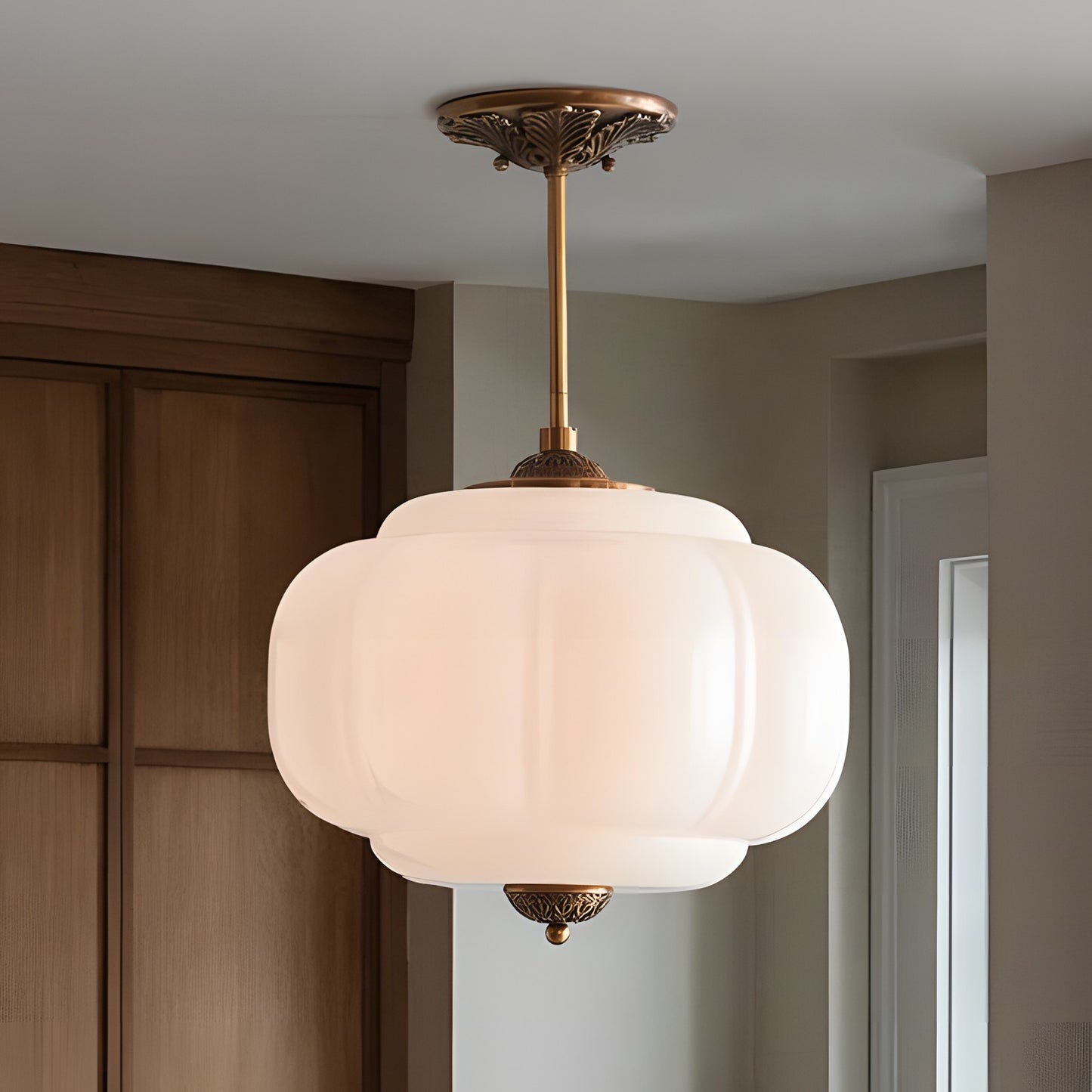Ozita Retro Semi-Flush Mount Eloise Pendant Light