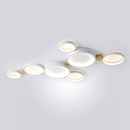 Phelith Modern Scandinavian Circle Ceiling Light