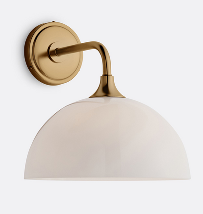 Musara Minimalist Glass Shade Wall Light