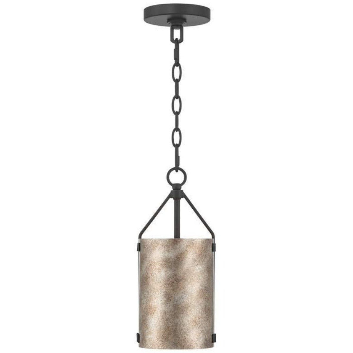 Grange Industrial Rustic Bronze Cylinder Pendant Light