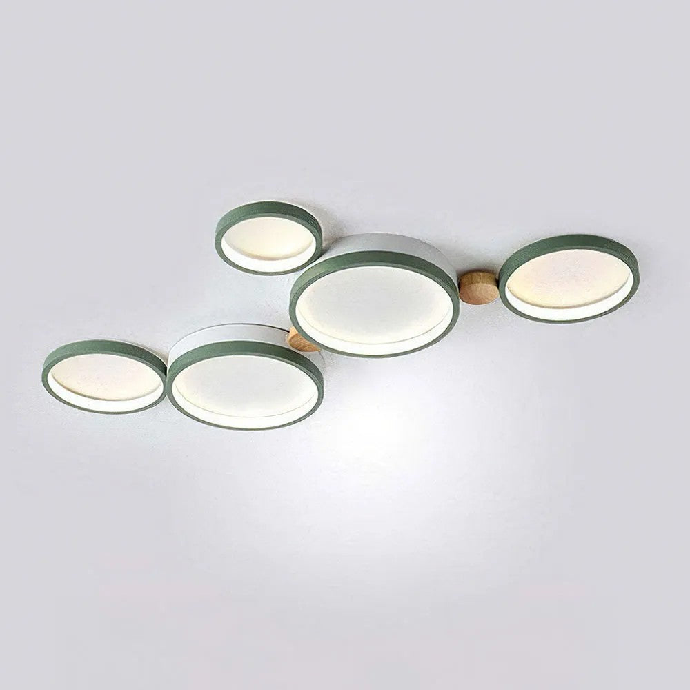 Phelith Modern Scandinavian Circle Ceiling Light