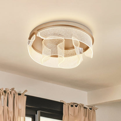 Orialis Rustic Metal LED Round Ceiling Light