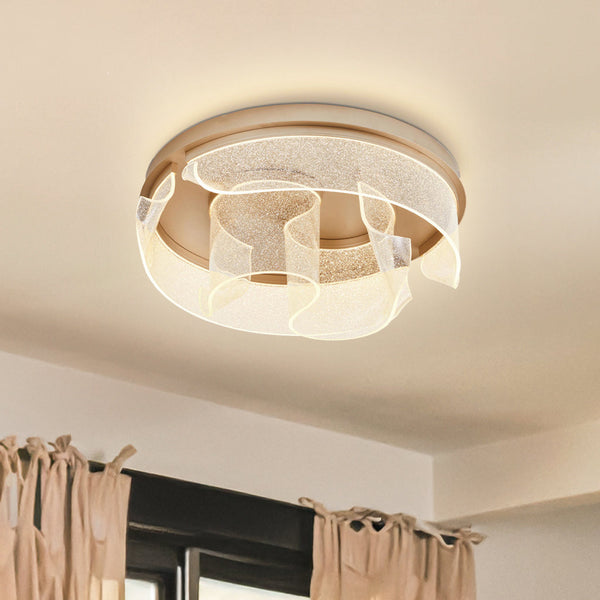 Orialis Rustic Metal LED Round Ceiling Light